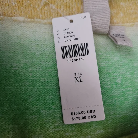 Anthropologie Dolan Left Coast Collection Knit Ombre Midi‎ Skirt Women's XL - Picture 7 of 10